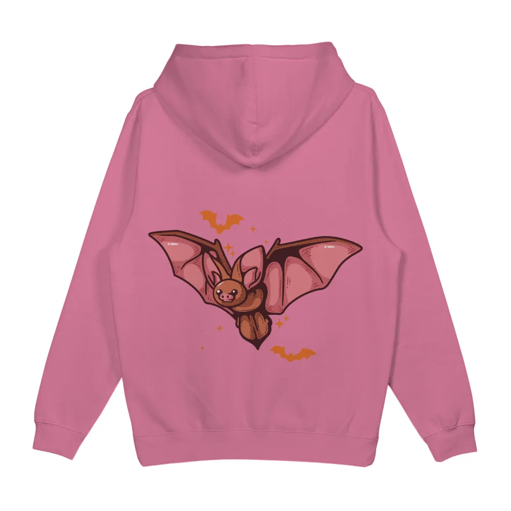 Shirts Graphic Tees: Whimsical Bat Adventure|futurama sound cartoon shirt