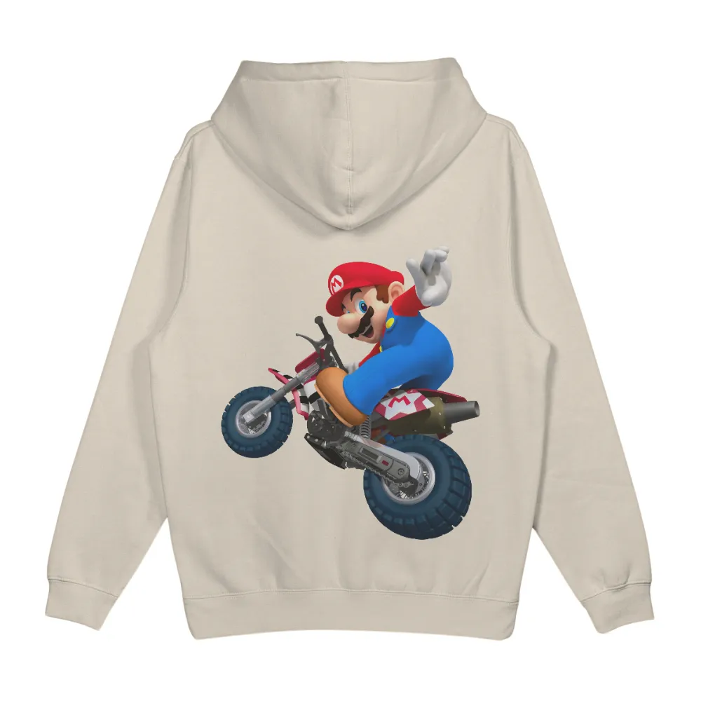 T-Shirts Design: Mario's Adventurous Spirit on a Dirt Bike|beer hockey guns and freedom shirt