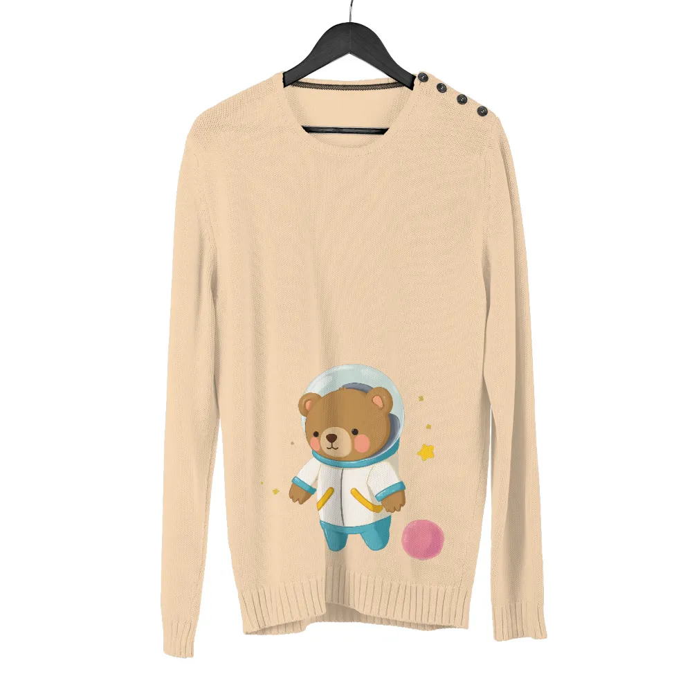 Tee Shirts Printed: Teddy Bear Astronaut - Explore Your Dreams|space jam 2 birthday shirts