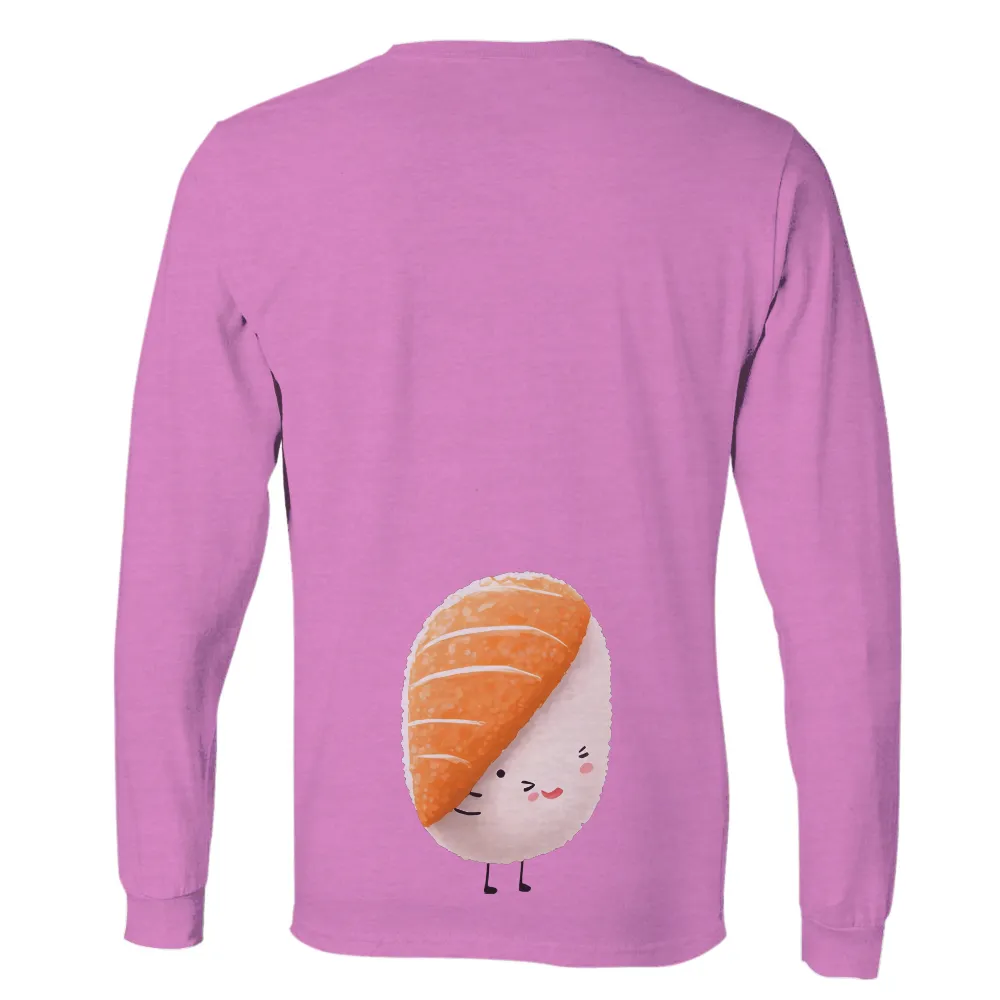 Customized Tee Shirts: Sushi-chan - Cute, Happy, and Adventurous|Cute sushi character