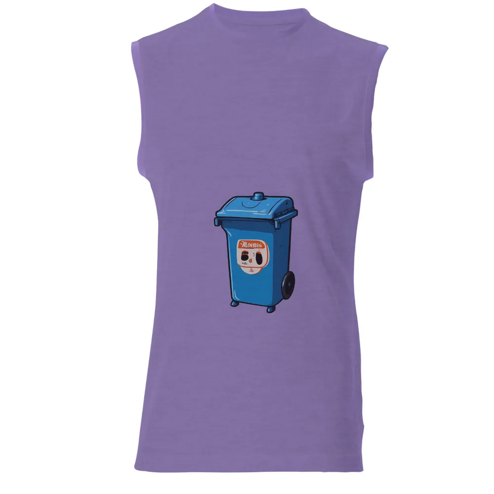 Graphic Tees: Quirky Trash Can Mascot - Funny & Quotes|kobe trash can shirt