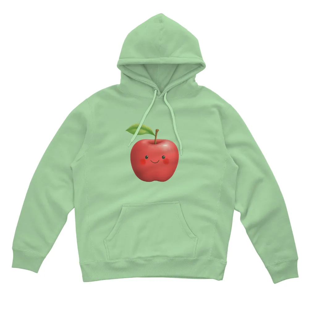 Graphic Tees: Cheerful Apple Face - Spread Joy Everywhere|hang ten upf 50 sun tee