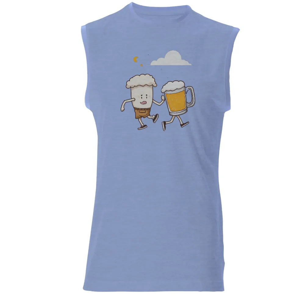 T-Shirts Design: Unexpected Friendship - Beer and Milk Under the Crescent Moon|terrapin beer shirt