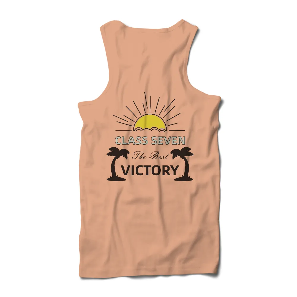 Class Seven Victory Tee Shirt Printing - Beach Themed Design|best summer t shirts ladies