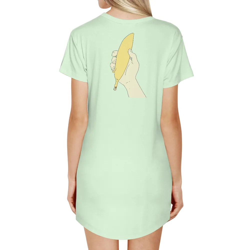 Tee Shirt Printing: Quirky Banana Hand Design|take my hand 5sos tour merch