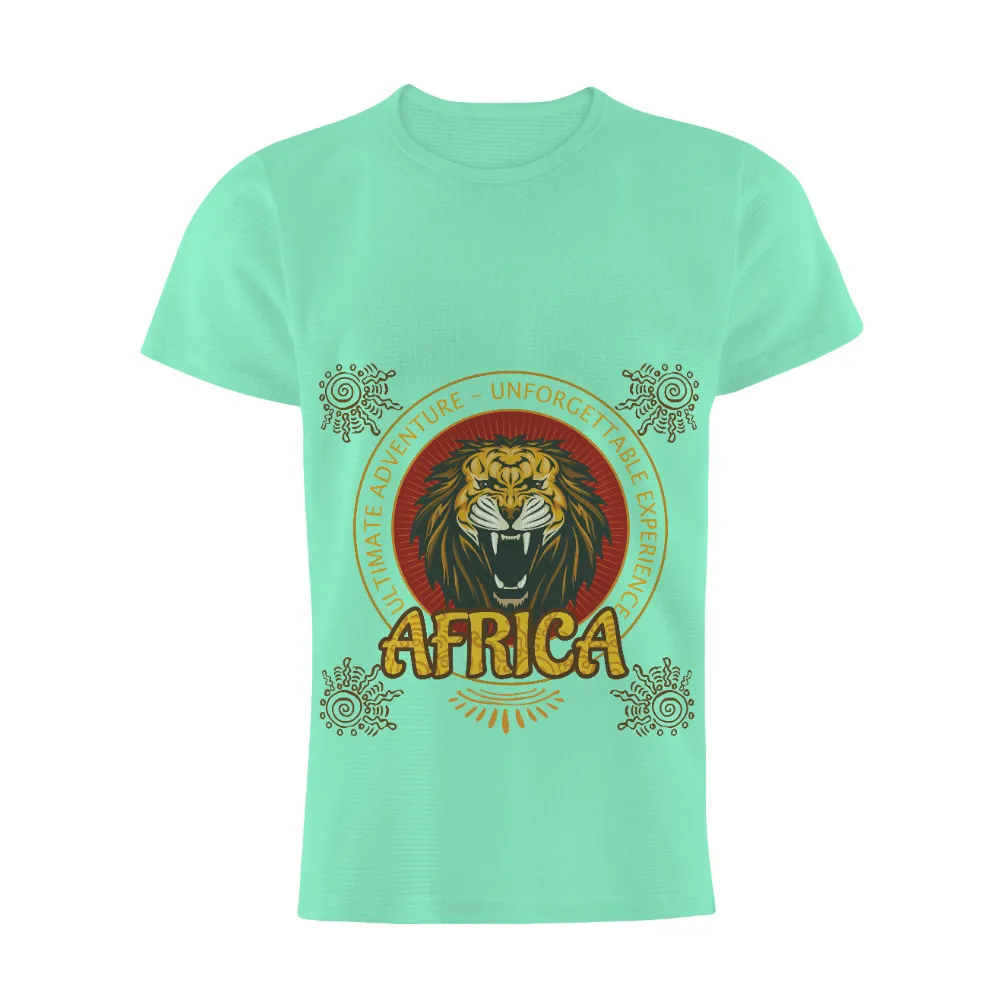 Tee Shirts Printed: Ultimate Adventure in Africa|lion t shirt roblox