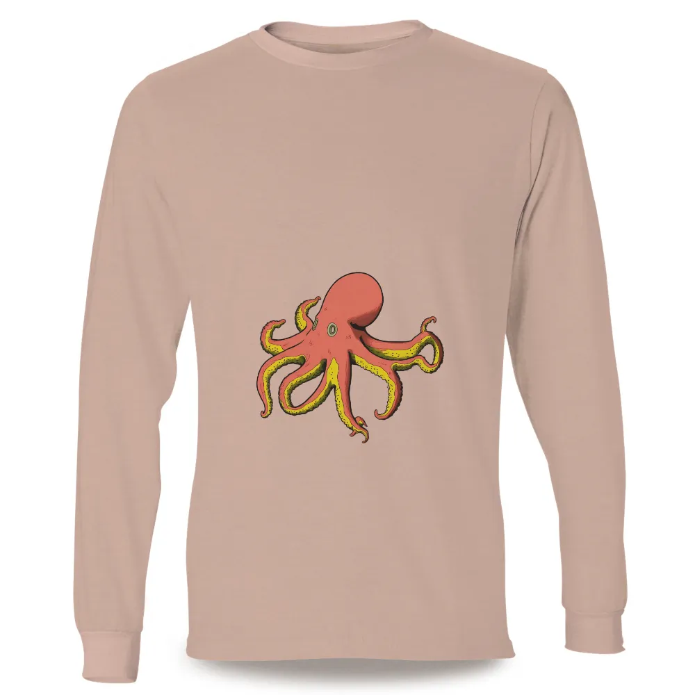 TShirt Design: Otto the Octopus - Colorful Underwater Adventure|octopus jungle trousers