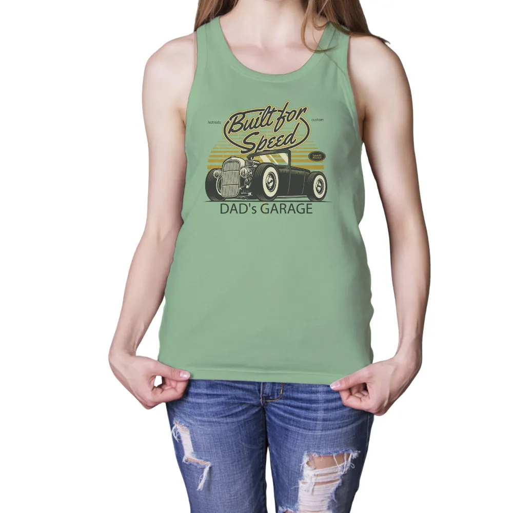 T-Shirts Design: Built for Speed - Hot Rod Vintage Art|hot rod and muscle car t shirts