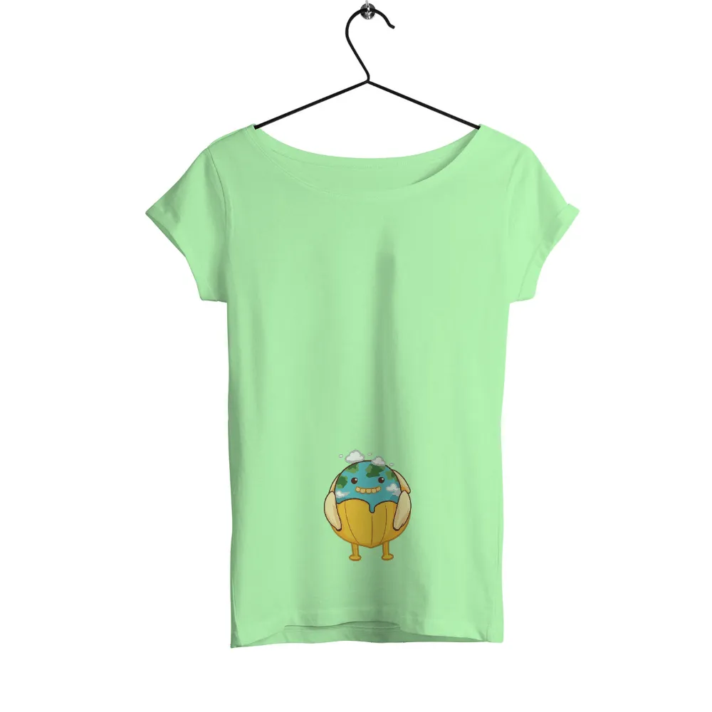 TShirt Design: Earth Taking a Bath - Environmentally Friendly and Playful|old navy earth day shirt