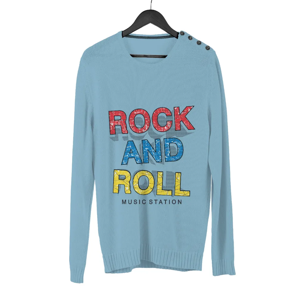 Rock and Roll T-Shirts Pattern: A Tribute to Vintage Music Station|vintage 1970 shirt mens