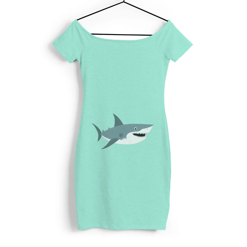 Customized Tee Shirts: Sammy the Friendly Shark - Artistic Ocean Adventure|frank ocean custom knit