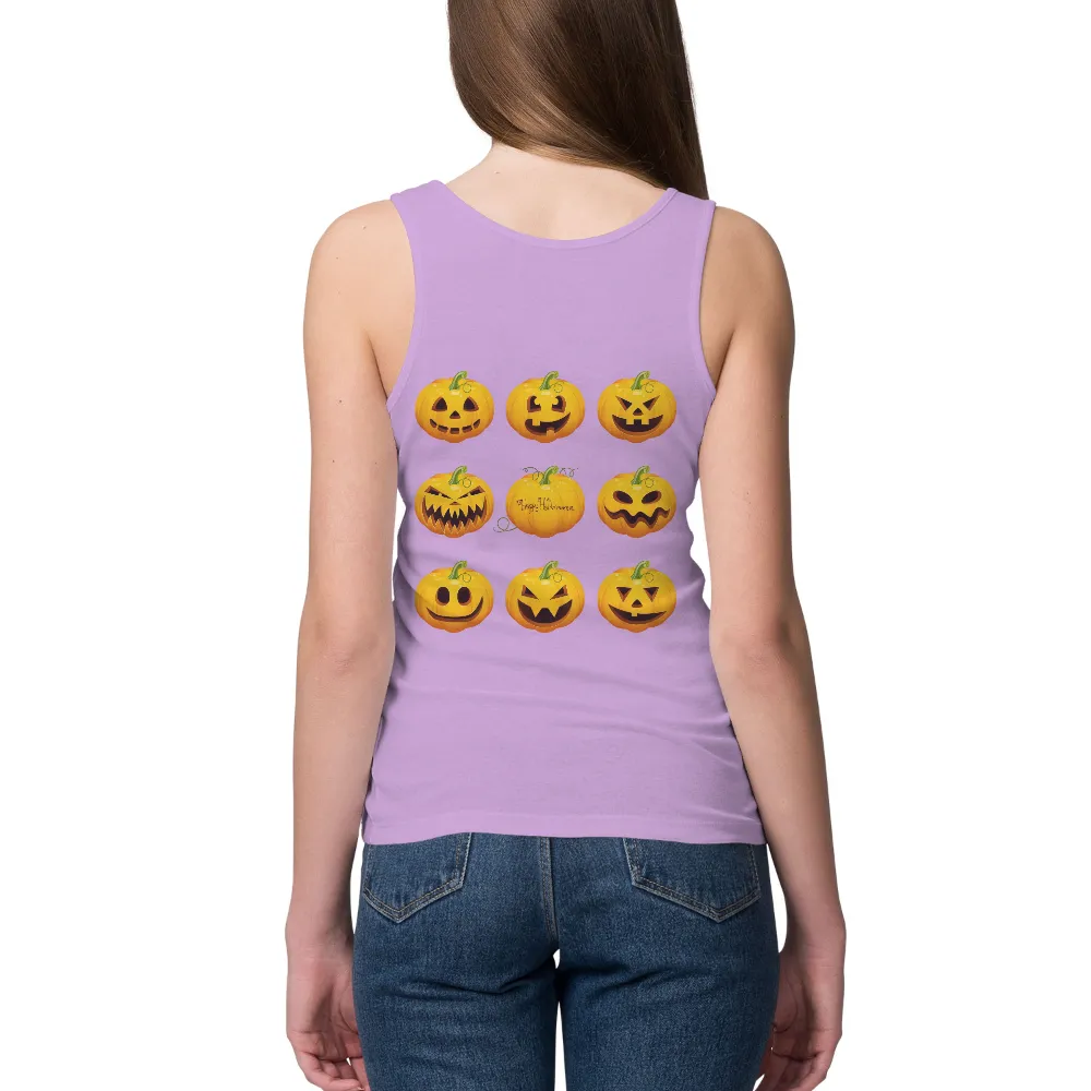 T-Shirts Pattern: Happy Halloween Pumpkins|oneblood halloween shirt 2022