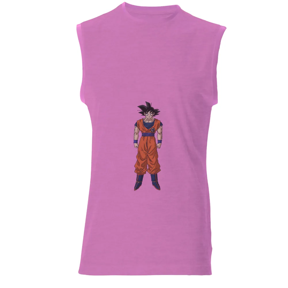 Goku T-Shirt Design: Resilience and Determination|goku ripped pants