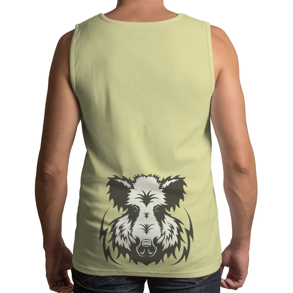 Wild Boar T-Shirts Custom: Strength and Resilience in Nature|black and white wonder woman shirt