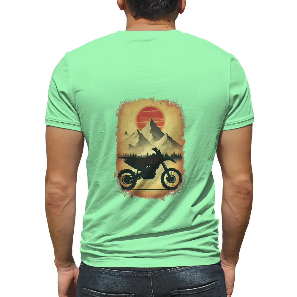 Custom Tee Shirts: Motorcycle Adventure in the Mountains|freedom march t shirt