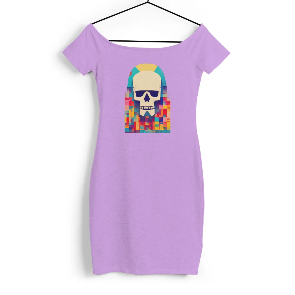 Tee Shirt Printing: Embrace Life's Duality with Vibrant Skull Design|women's sonoma goods for life essential v neck tee