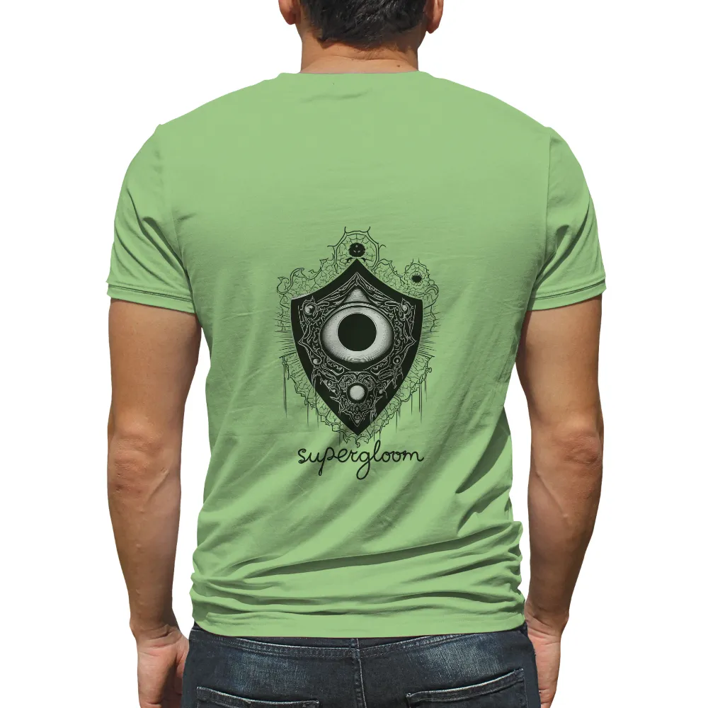 Shirts Graphic Tees: Cyberpunk Gothic All-Seeing Eye Design|best sun protection clothing men