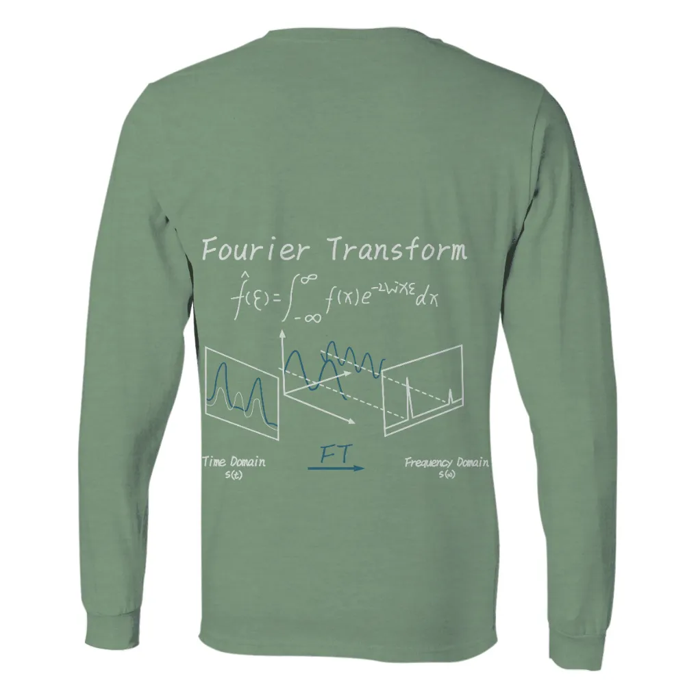 TShirt Printing: Explore the Beauty of Fourier Transform with Mathematical Art|next nature sun club arctic orange shirt