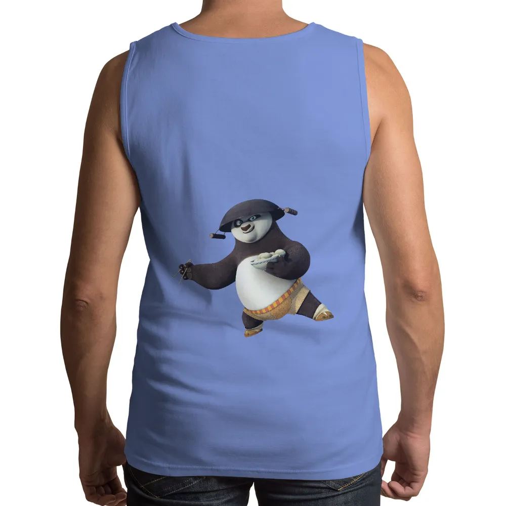 Customized Tee Shirts: Tai Lung's Dumpling Delight|rainbow panda shirt