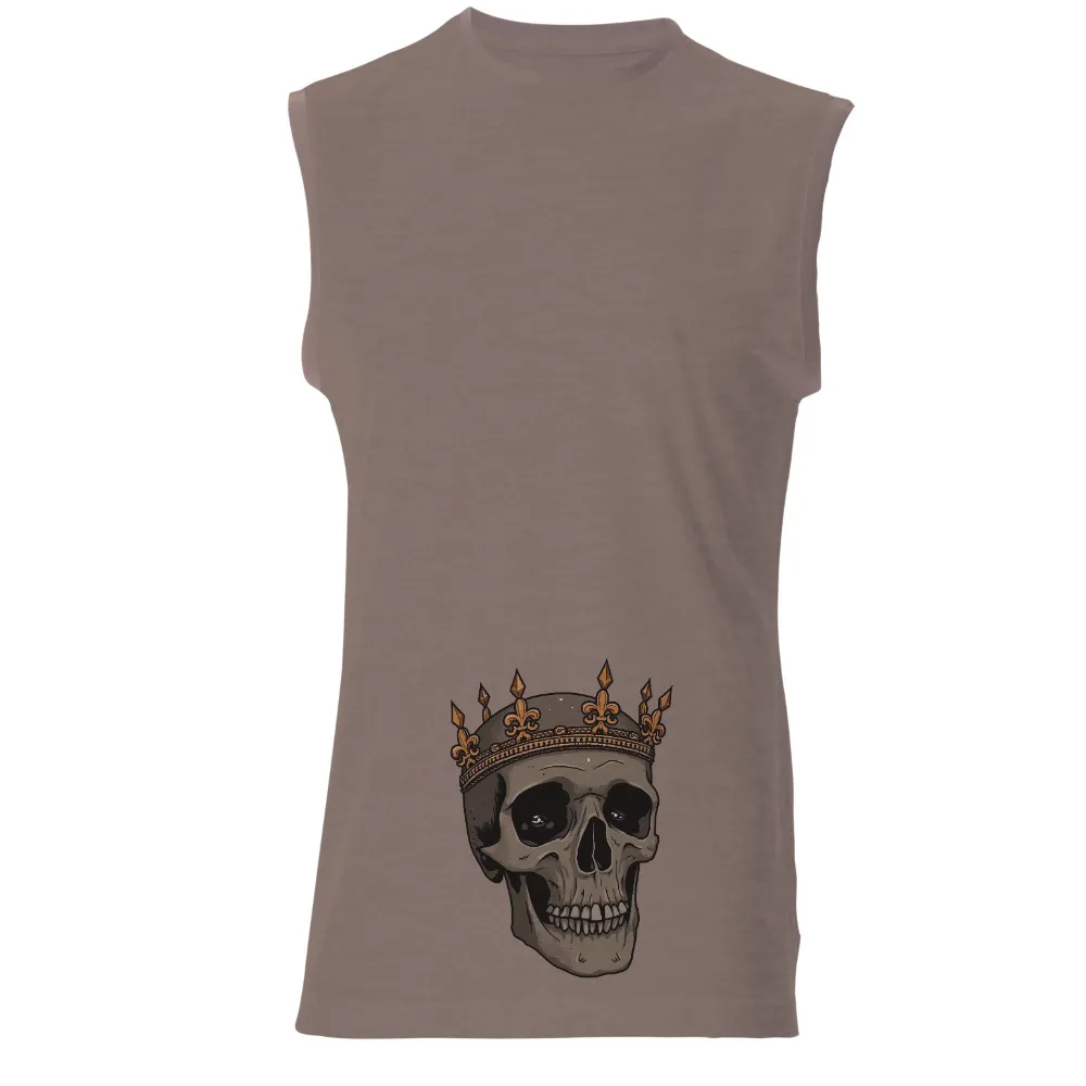 Customized Tee Shirts: Eternal Sovereign - Skull Crown Design|animal crossing skull tee