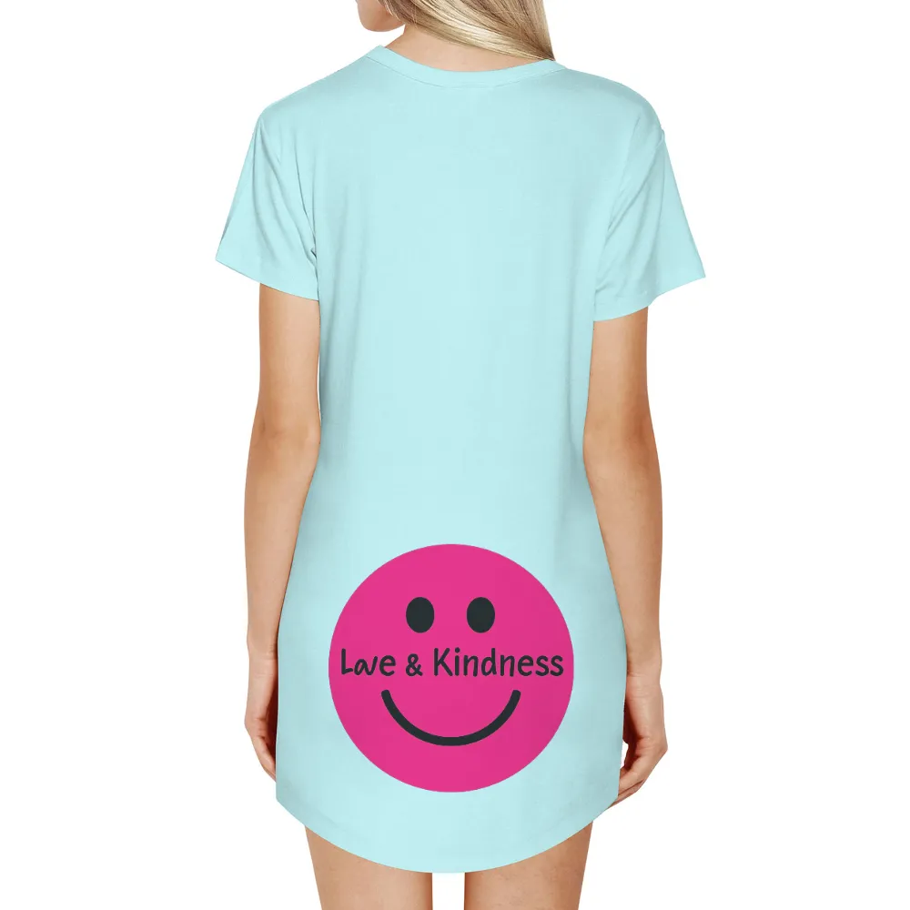 Love & Kindness Smiley Face Graphic Design|i love yu darvish shirt