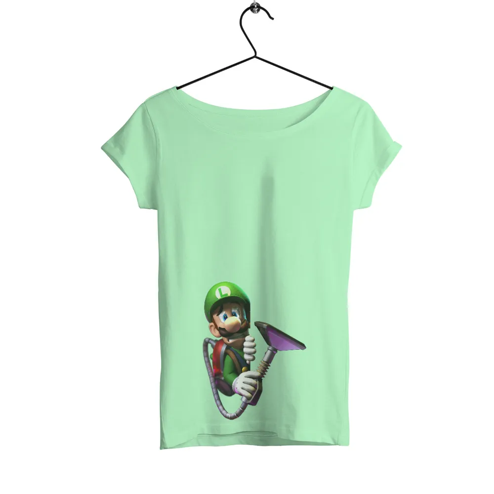 Customized Tee Shirts: Luigi's Ghostly Adventure|halo classic tee