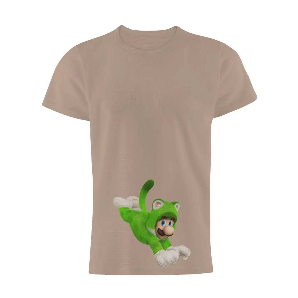 T-Shirts Design: Embrace Adventure with Gaming Icon|roblox t shirt green bacon