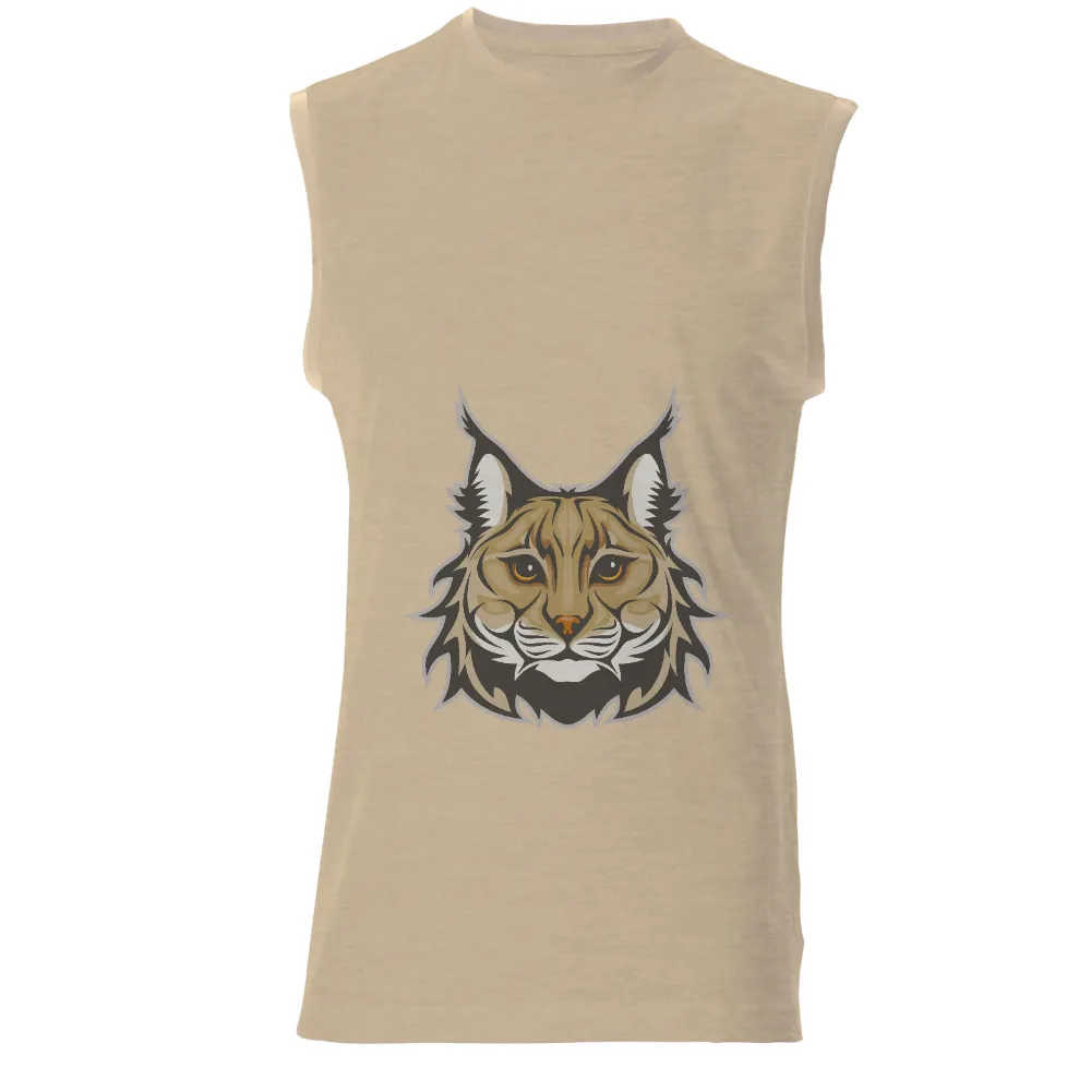 Shirts Graphic Tees: Lynx Power - Minimalist Artistic Design|mom to the 4th power shirt