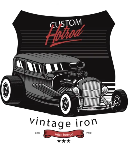 Customized Tee Shirts: Vintage Hotrod Restoration - A Journey of Passion and Creation