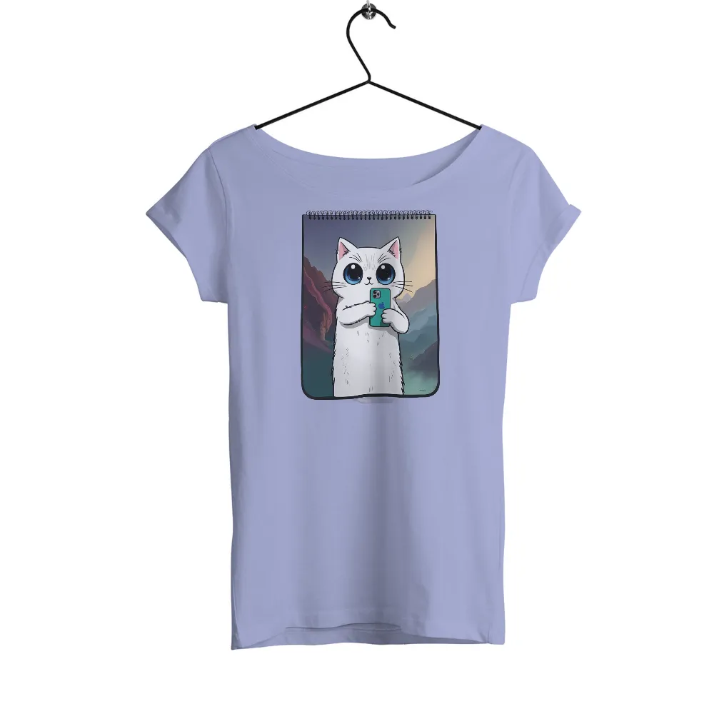 T-Shirts Design: Whiskers' Tech Adventure - Funny & Whimsical Cat Art|doja cat nasa