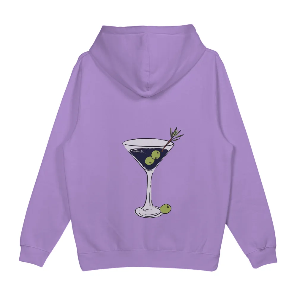 Tee Shirts Printed: Elegant Martini Night - Relaxation and Sophistication|martini camp shirt