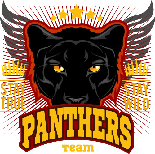 Shirts Graphic Tees: Panthers Team - Stay True, Stay Wild