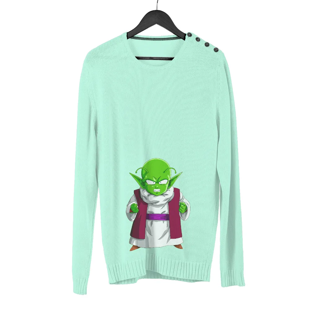 T-Shirts Pattern: Piccolo - The Symbol of Resilience and Courage|cartoon character with star on shirt