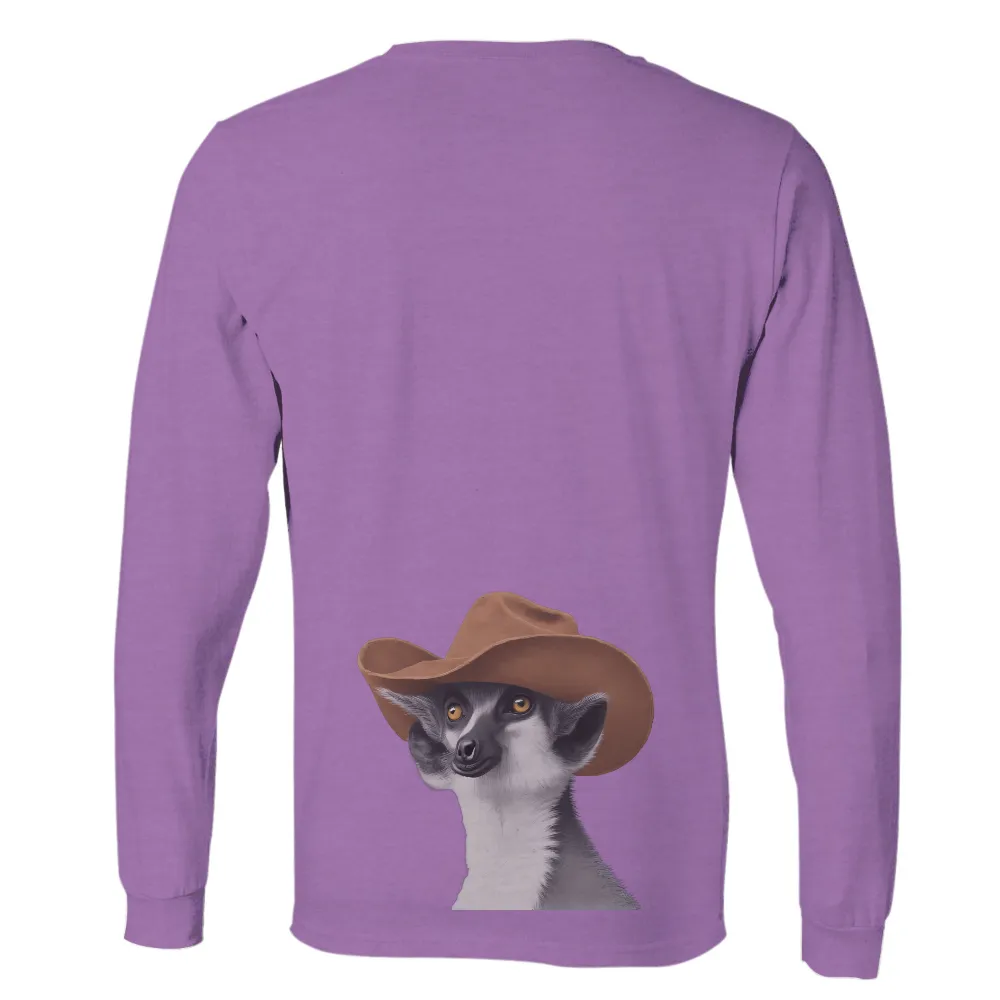 Customized Tee Shirts: Whimsical Lemur in a Cowboy Hat|adventure time star wars shirt