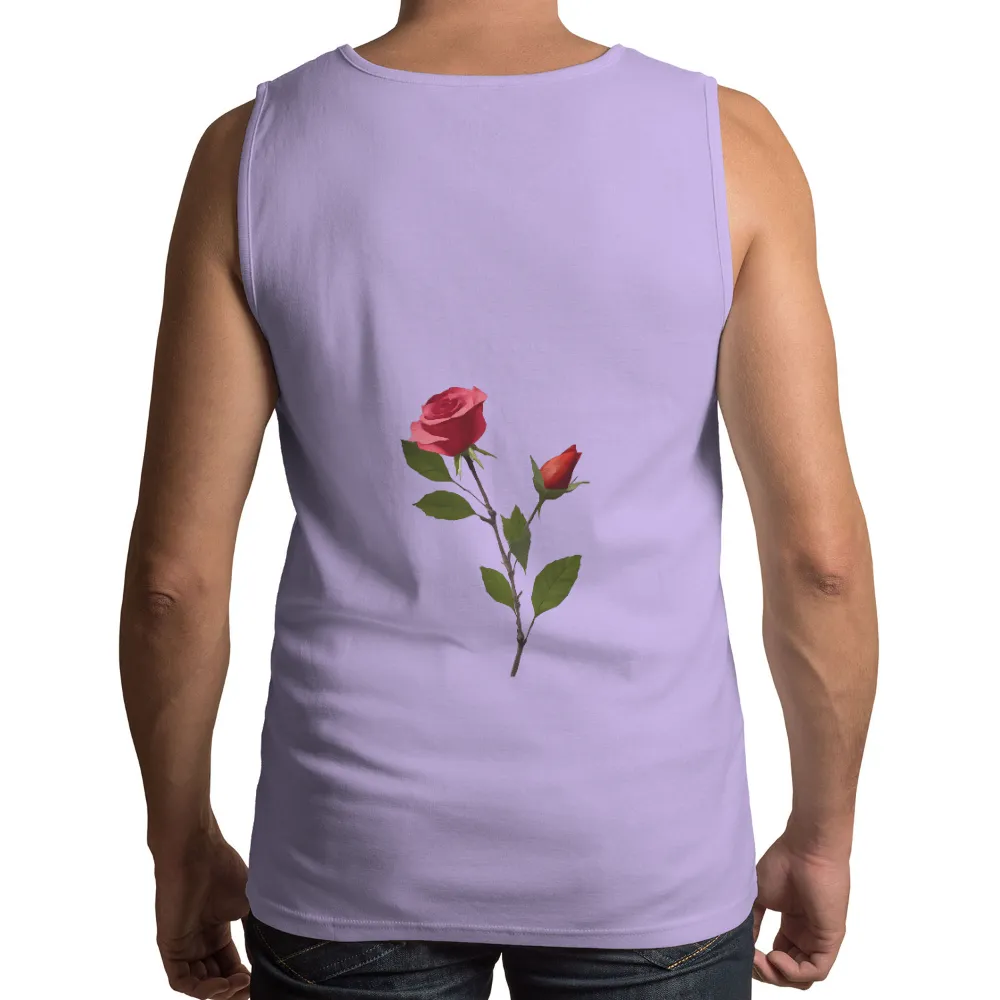 Custom T-Shirt Printing: Red Roses - Symbols of Love and Hope|nfl love for damar shirt