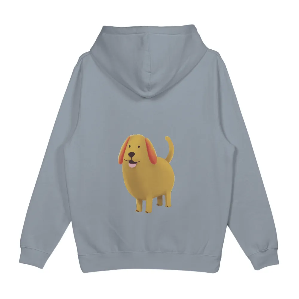 T-Shirts Pattern: Sunny the Dog - Pet Lover's Delight|Cheerful yellow dog