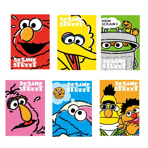 Sesame Street TShirt Design: Spread Joy with Beloved Characters