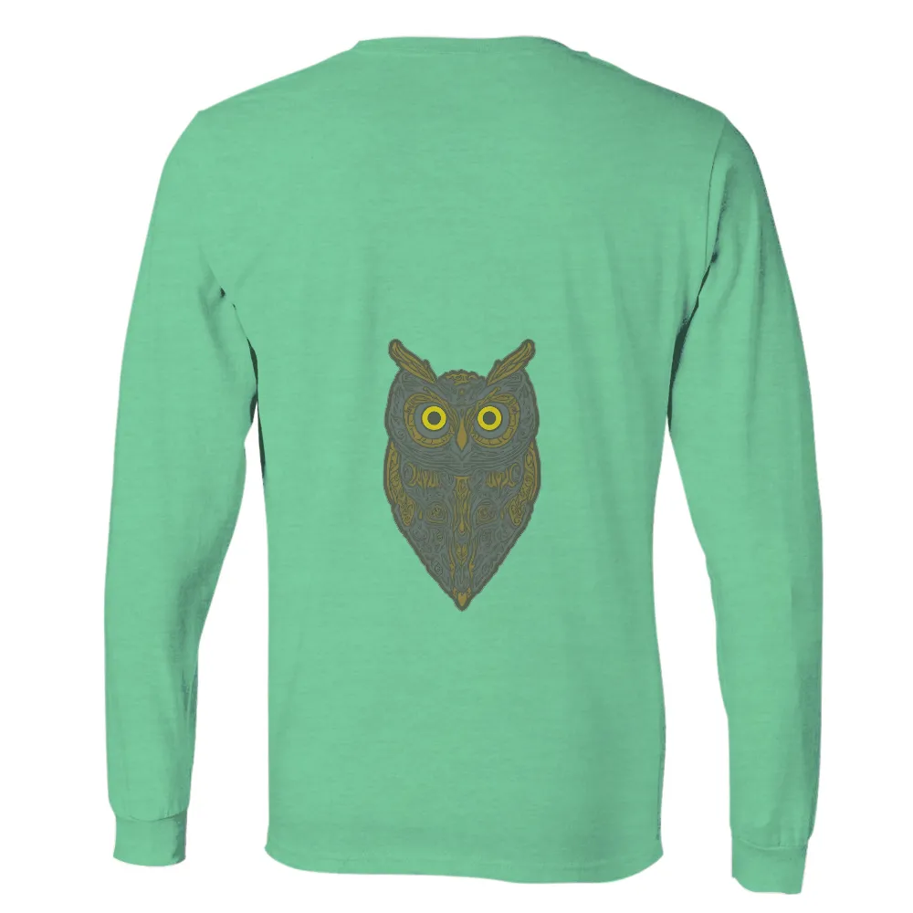 Tee Shirts Printed: Wise Owl Guardian - Artistic Designs|free t shirt yarn patterns