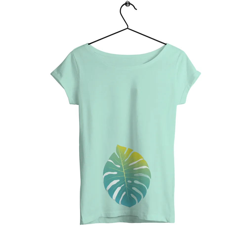 Monstera Leaf T-Shirt: Nature's Touch in Urban Life|latest t shirt pattern