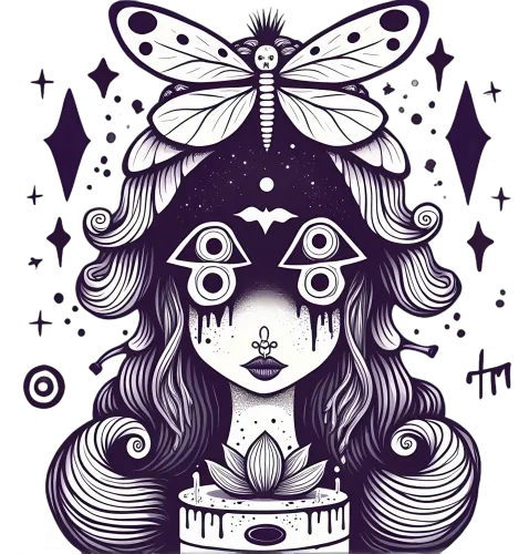 Mystical Moth Tee | Tee Shirt Printing | Spiritual Transformation