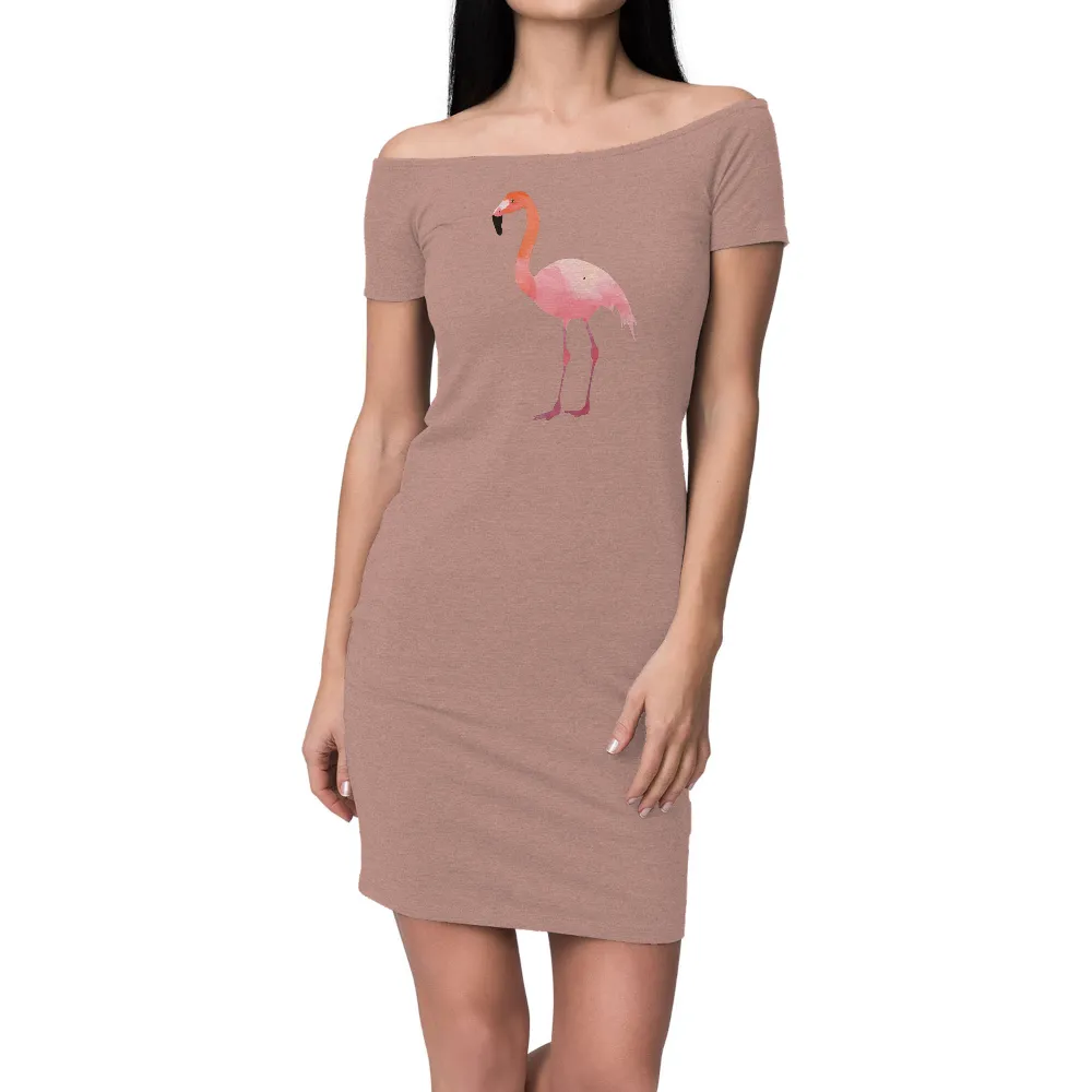 Flamingo Elegance: Minimalist T-Shirt Design|flamingo t shirt roblox