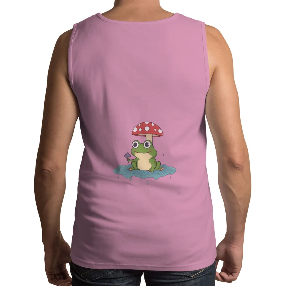 Graphic Tees: Enchanted Forest Frog - Whimsical Nature Harmony|roblox frog shirt