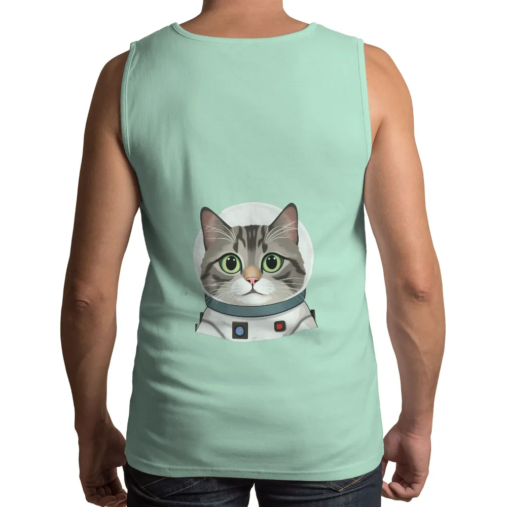 Space Cat Astronaut T-Shirt Printing: Explore the Galaxy|cute clothes for roblox