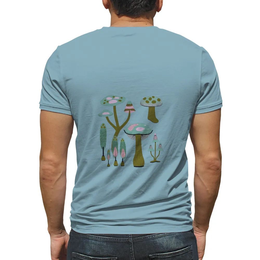 Customized Tee Shirts: Enchanted Forest Mushrooms| Enchanted forest mushrooms