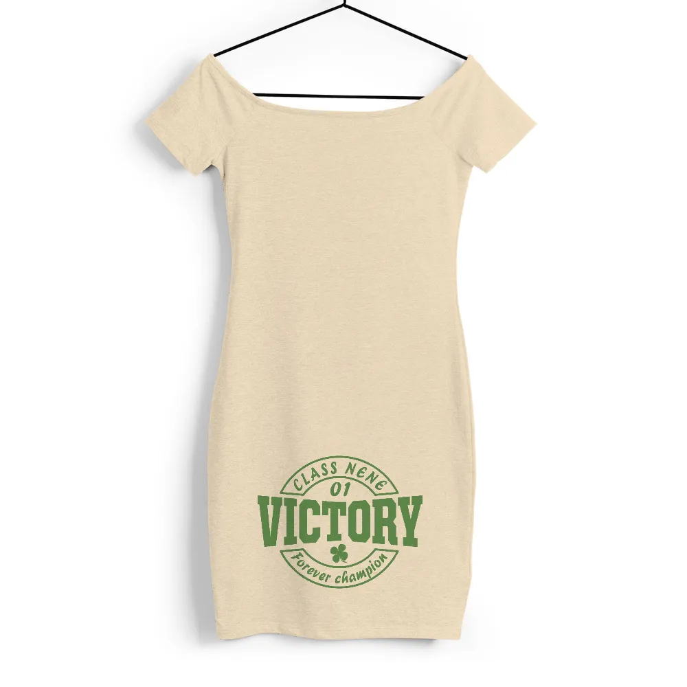 Tee Shirt Printing: Victory Forever Champion - Sports Themed Design|may the luck be with you shirt