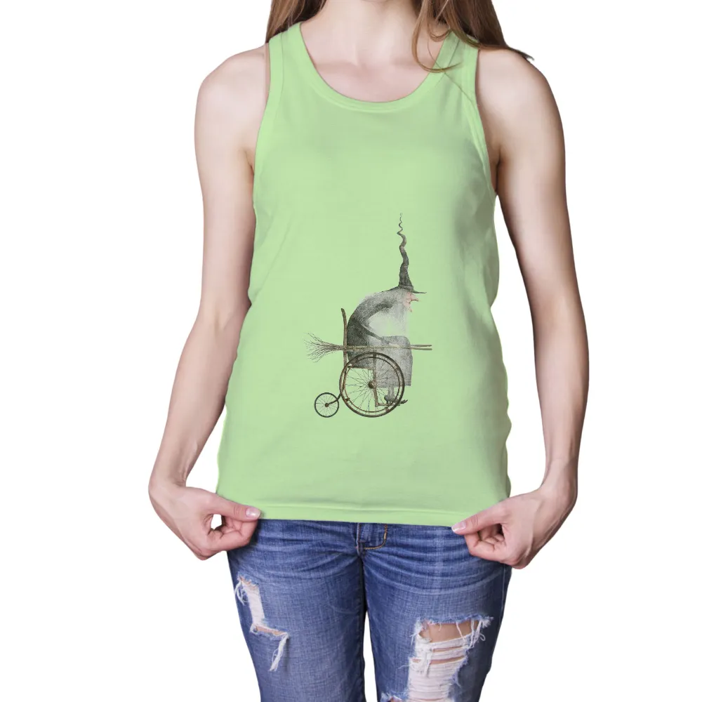 TShirt Design: Witch on a Broomstick Wheelchair - Vintage Magic|trapstar x dave art of war tee