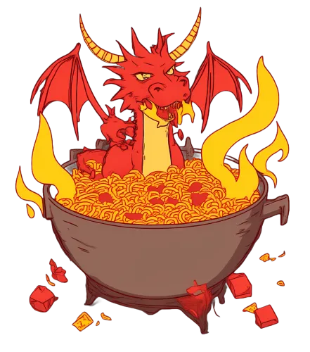 Graphic Tees: The Noodle Dragon's Ramen Feast