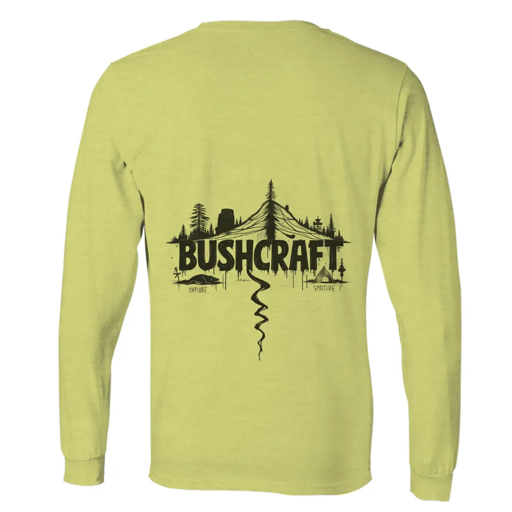 Tee Shirts Printed: Explore the Wilderness with Bushcraft Skills|4th of july camping shirts