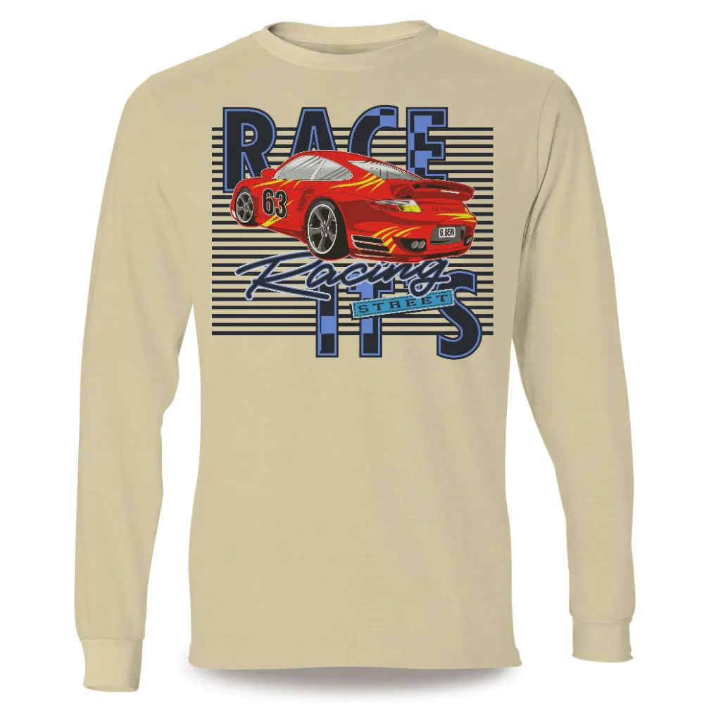 Custom Tee Shirts: Racing Street - Speed, Freedom, and Adventure|hot rod and muscle car t shirts