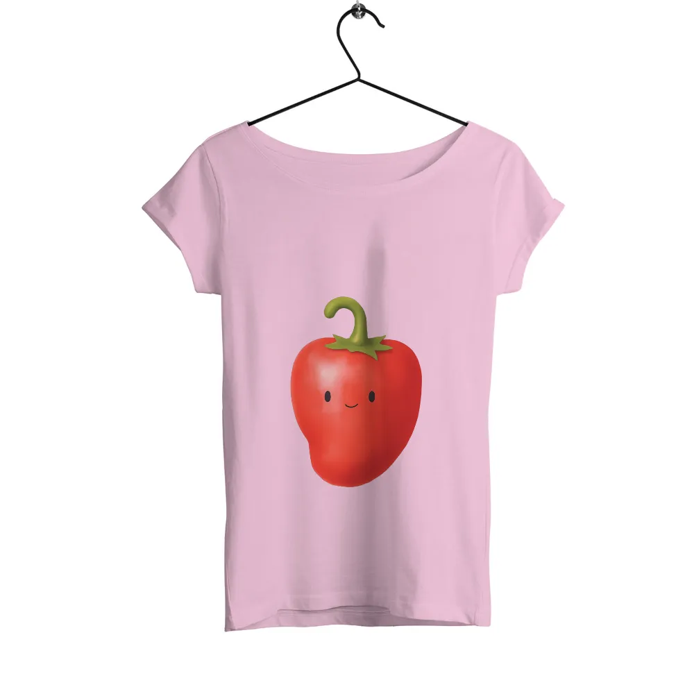 Tee Shirts Printed: Pete the Red Pepper - Cheerful and Unique|t shirt with picture design